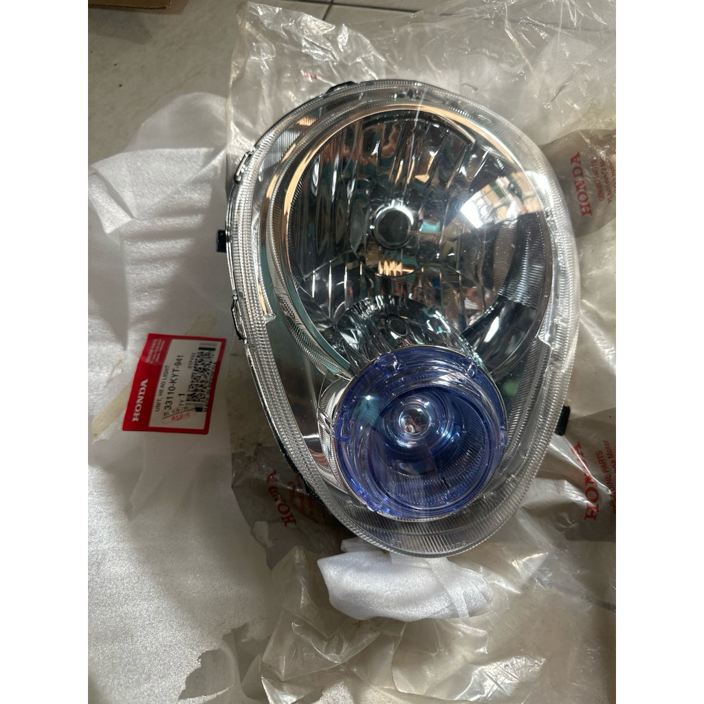 lampu depan scoopy karbu original ahm honda headlamp reflektor scoopy karbu original ahm reflektor s