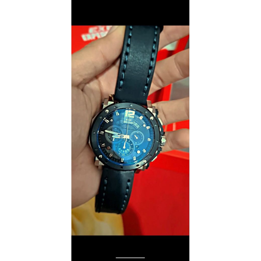 Jam Tangan Pria Expedition E 6402 / E6402 Leather Original
E 6402