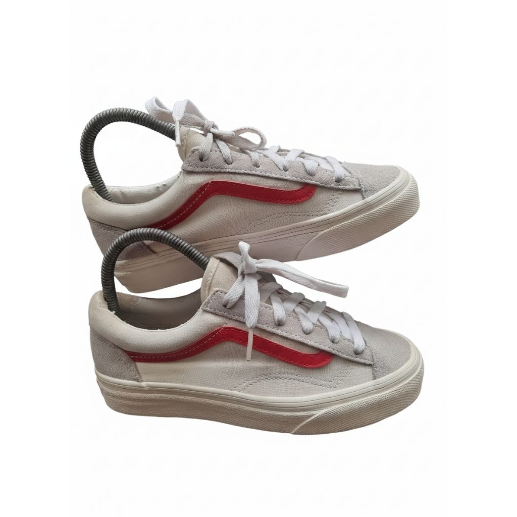 Vans Style 36 Marshmallow Racing Red