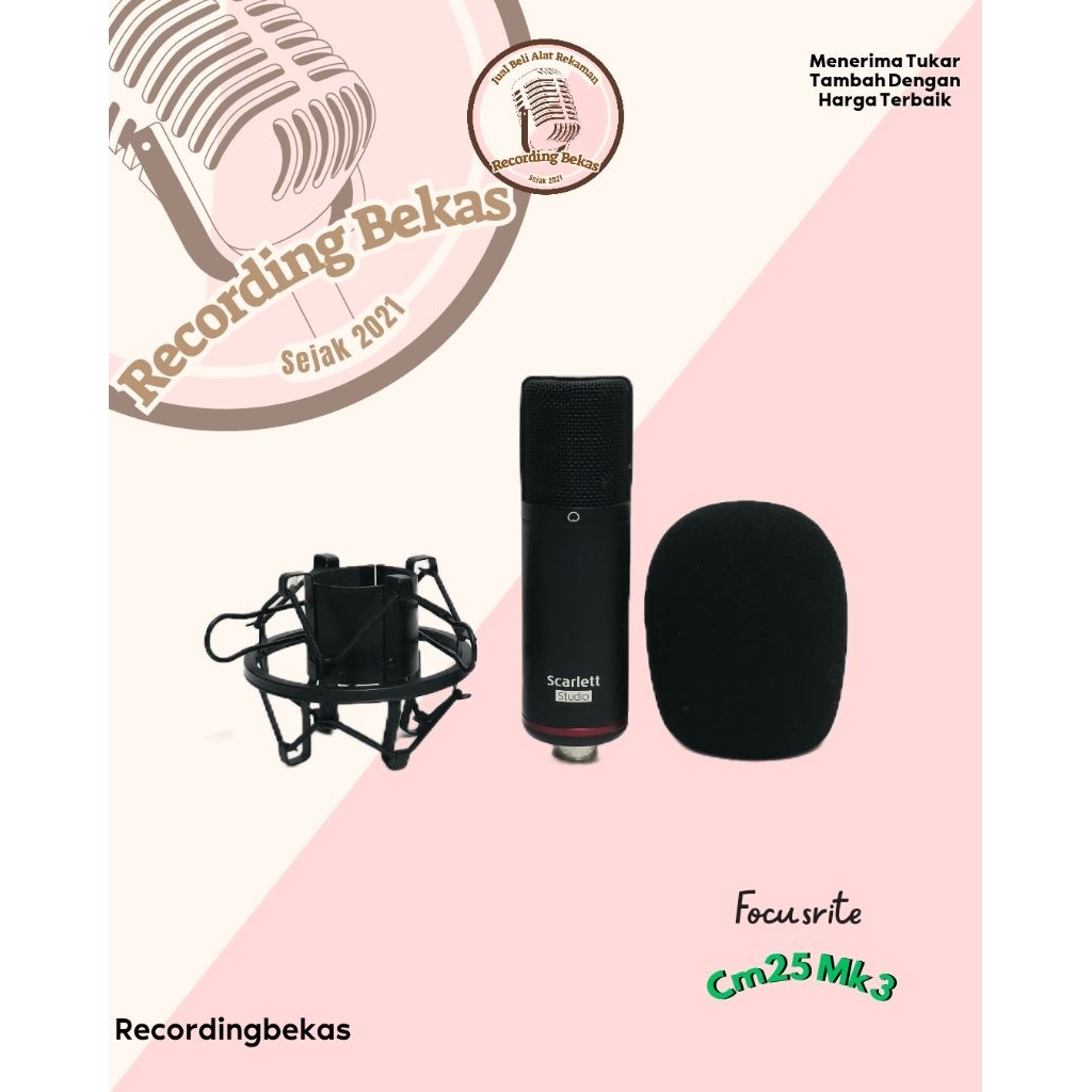 Mic Condenser Focusrite CM25 MK3 Gen3