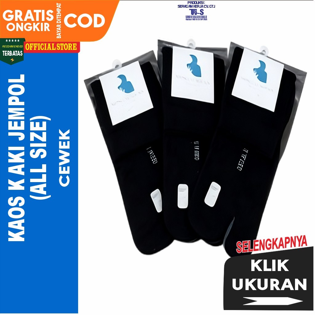 Kaos Kaki Wanita Muslimah Premium | Kaos Kaki Jempol Pria | Kaos Kaki Jempol Muslimah | Kaos Kaki Je