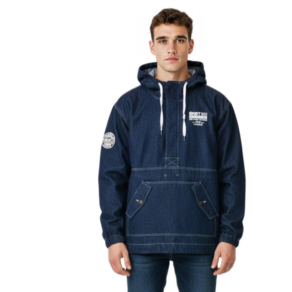 Bunker Buster (BKBT) Denim Halfzip Jacket