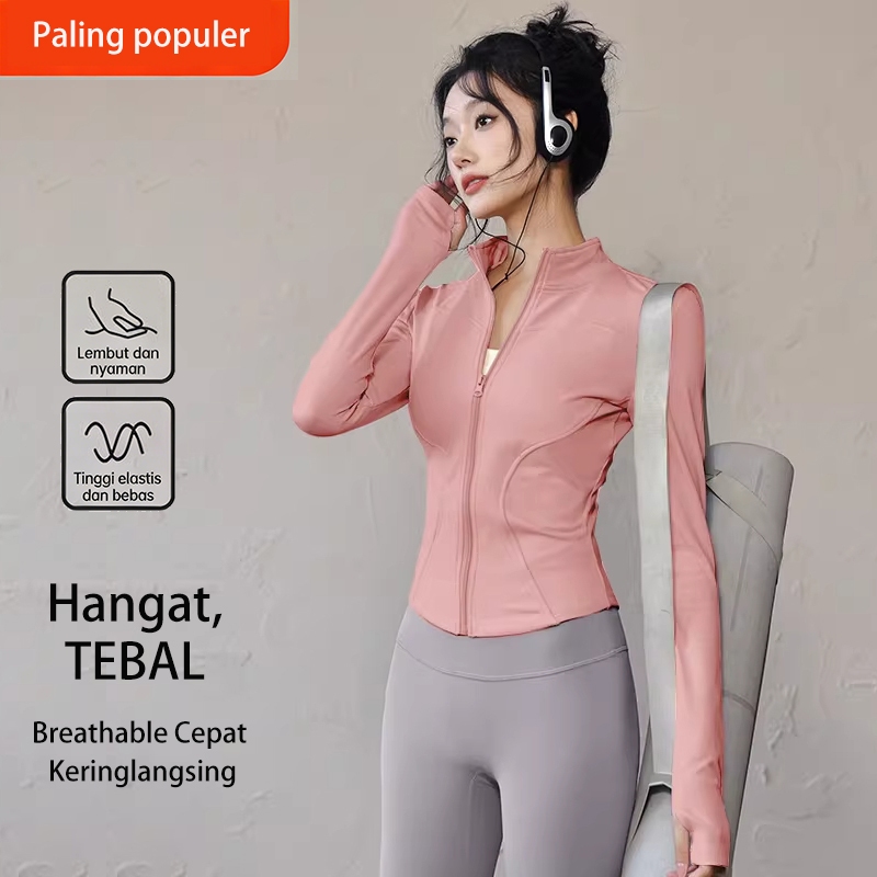 jaket baju olahraga wanita jaket anti uv baju olahraga Jaket Olahraga Wanita Anti Uv Bodyfit Jaket O