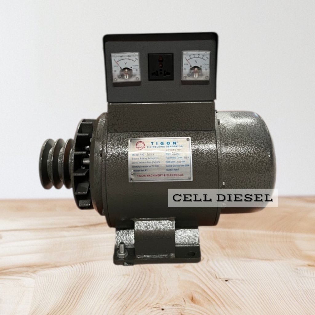Mesin Dinamo Las Magnet Ac Dc TIGON FHC 500 D Welder Generator