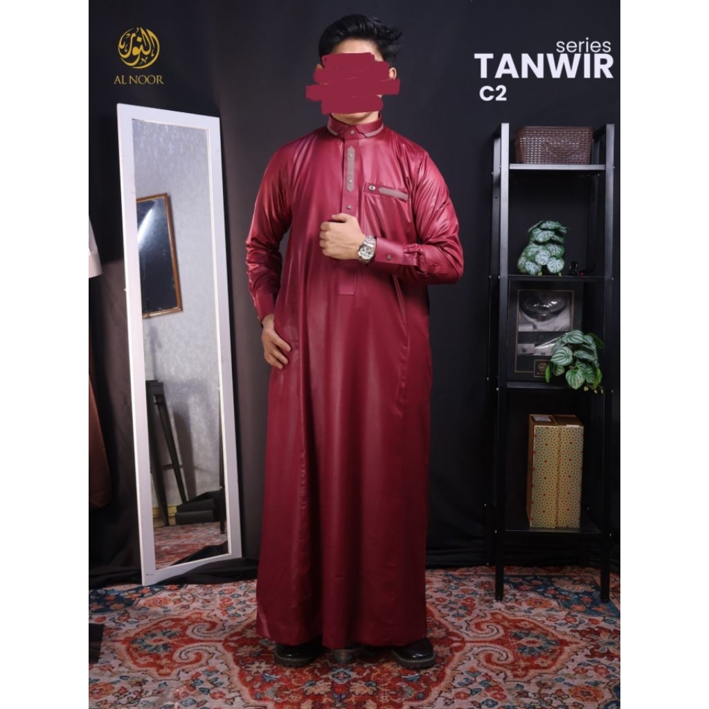 Jubah Dewasa Pria AL NOOR TC Tanwir 1050 Polos Elegan – Premium Formal & Ibadah- Jubah Terbaru
