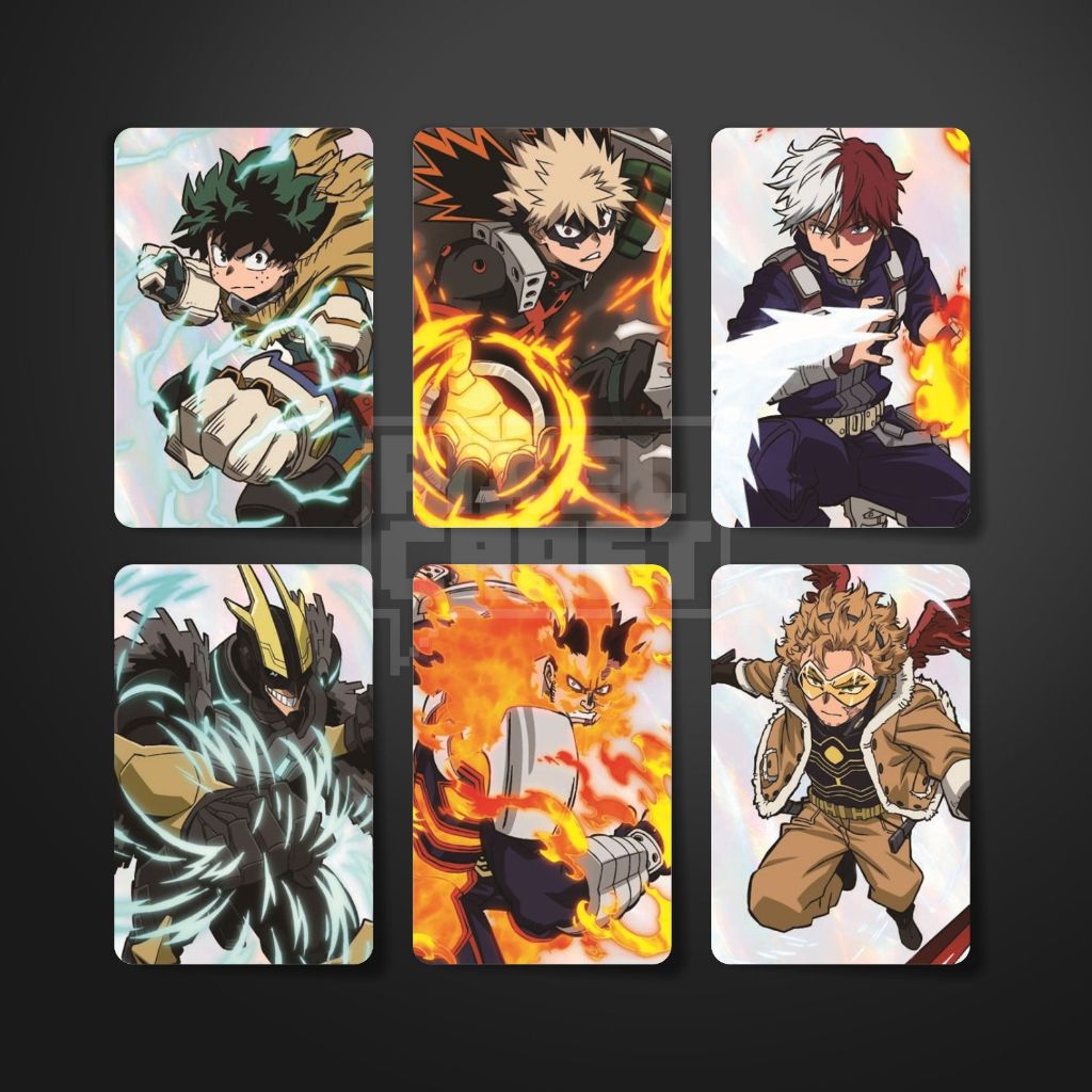 Photocard Karakter Anime BOKU NO HERO ACADEMIA/My Hero Academia (Ver 4)