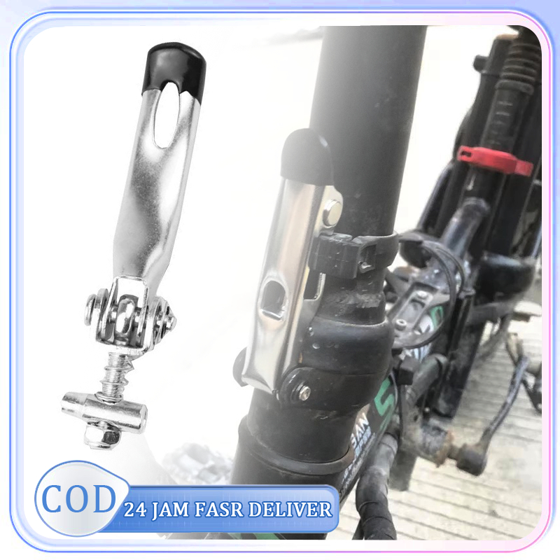 Pengunci Sepeda Lipat Stang Kunci Stang Sepeda Lipat Lipat Lock Handlepost Universal Kuncian Handle 