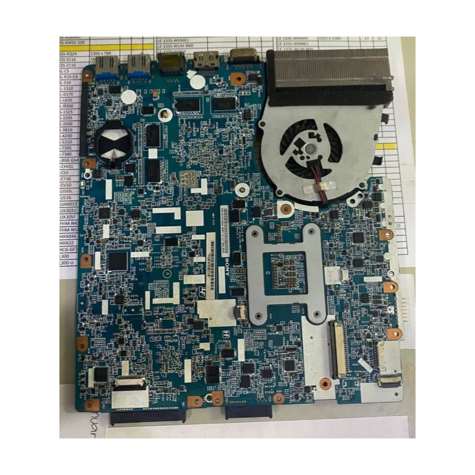 Mainboard second laptop Sony Vaio model SVE14AA11W no Proccessor ada VGA AMD + fan