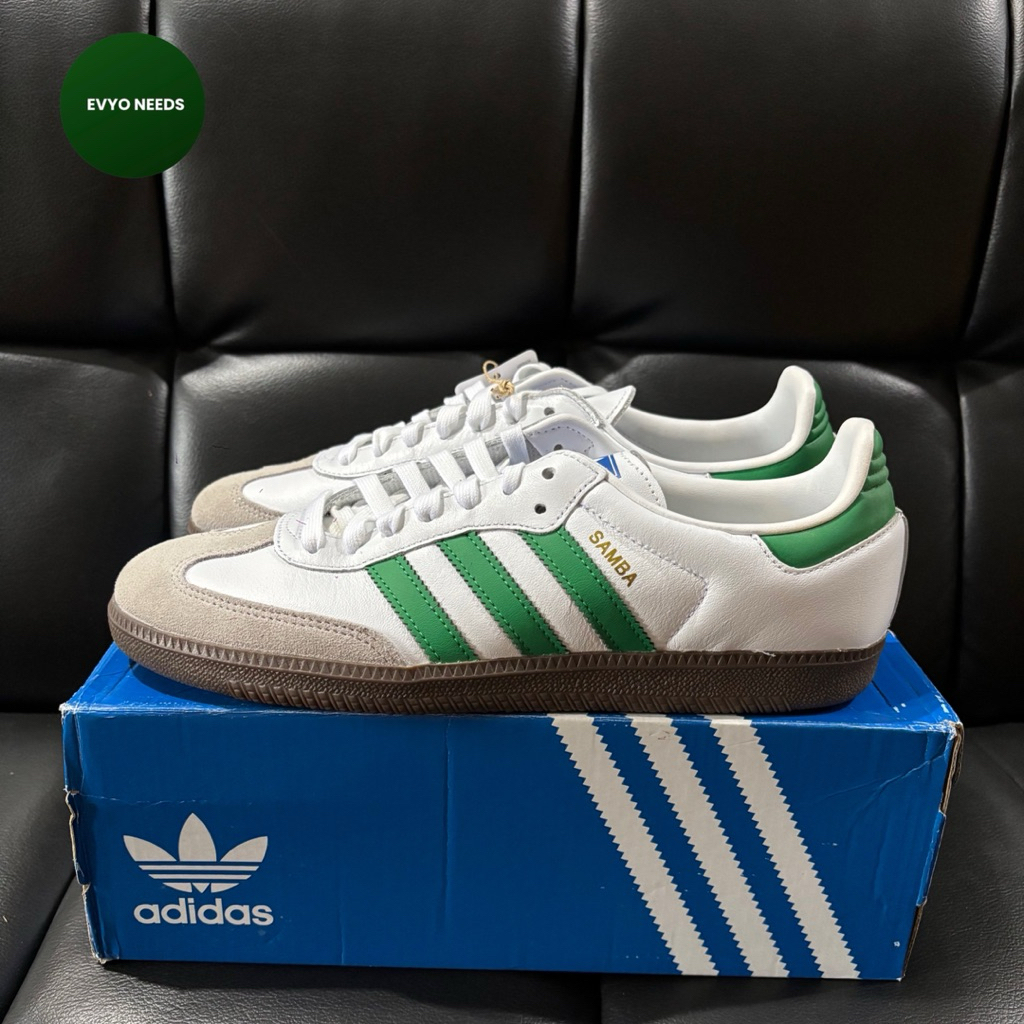ADIDAS SAMBA WHITE GREEN