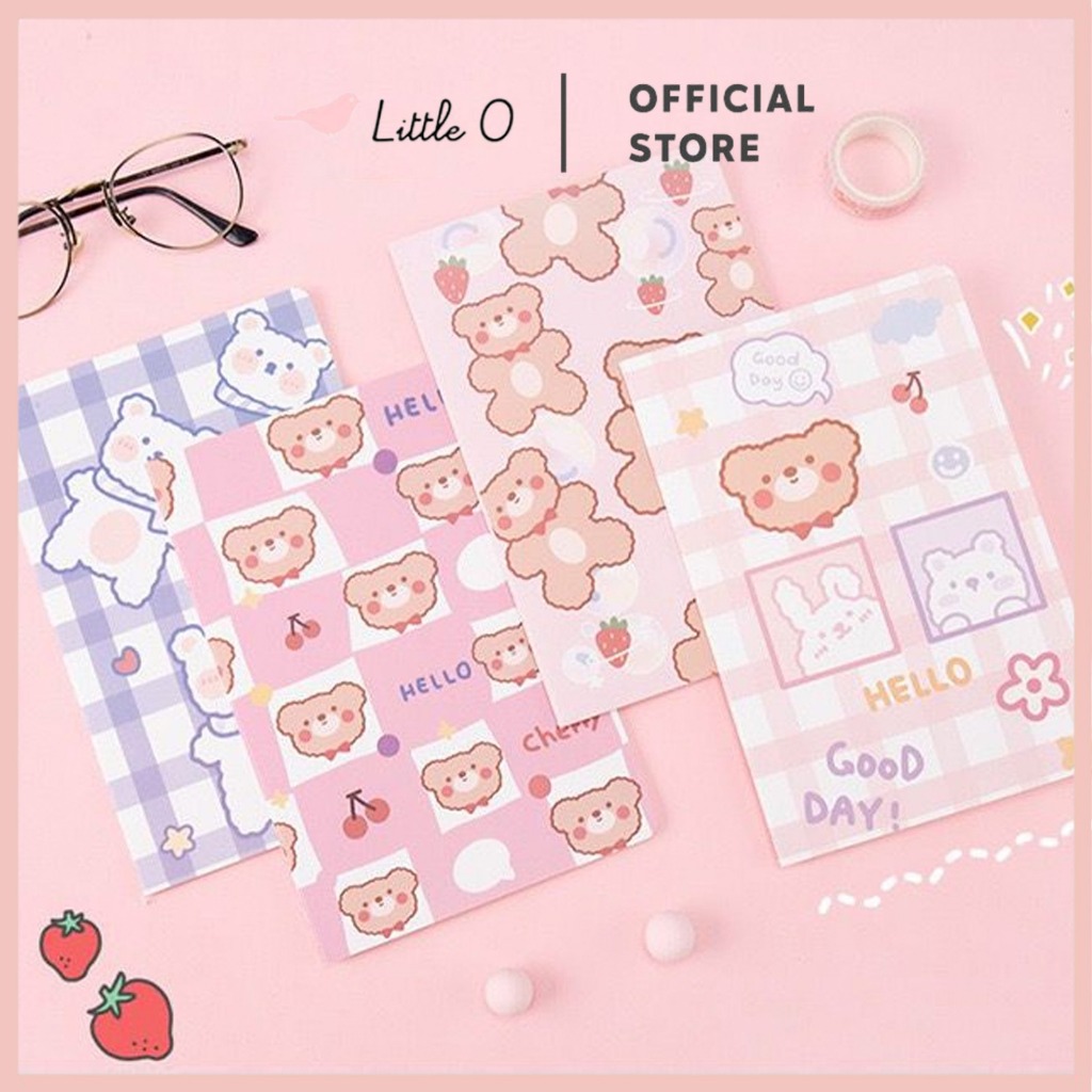 LITTLE O - Our Story Begins In Winter Notebook buku tulis lucu buku tulis korea Buku Diary Aesthetic