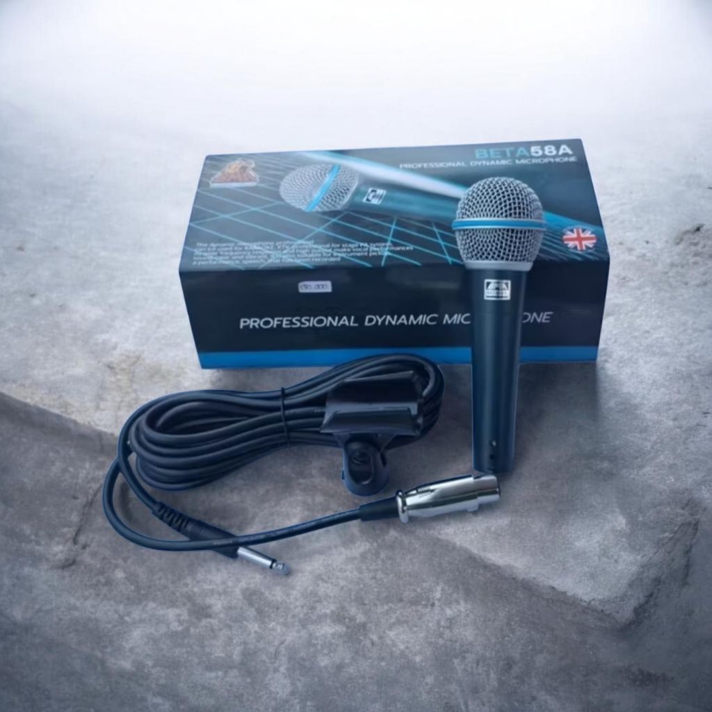 Dynamic Mikropon Kabel Bma Beta58a Mikrofon Bma beta 58a Mic Original Bma Beta 58a