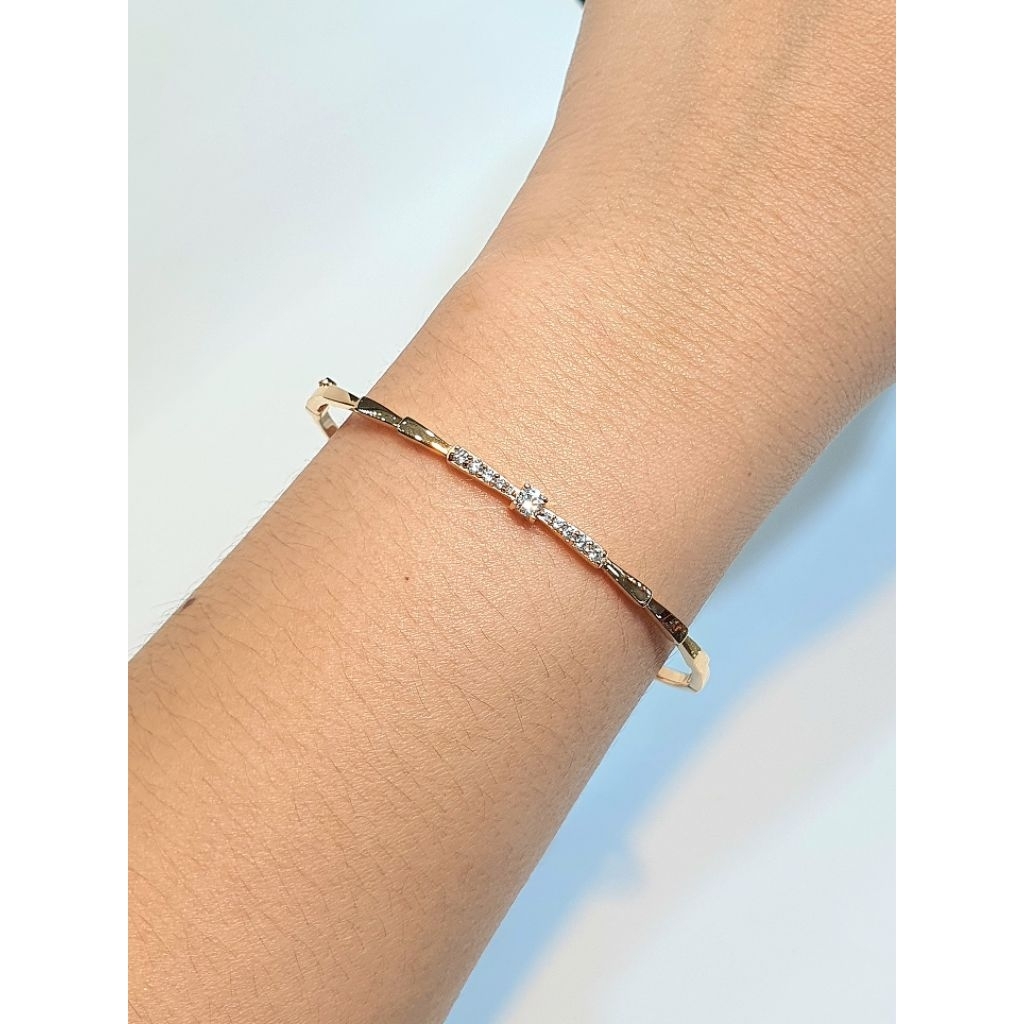 Gelang Emas Kuning Kaku Oval 4.35 Gram 16K 700
