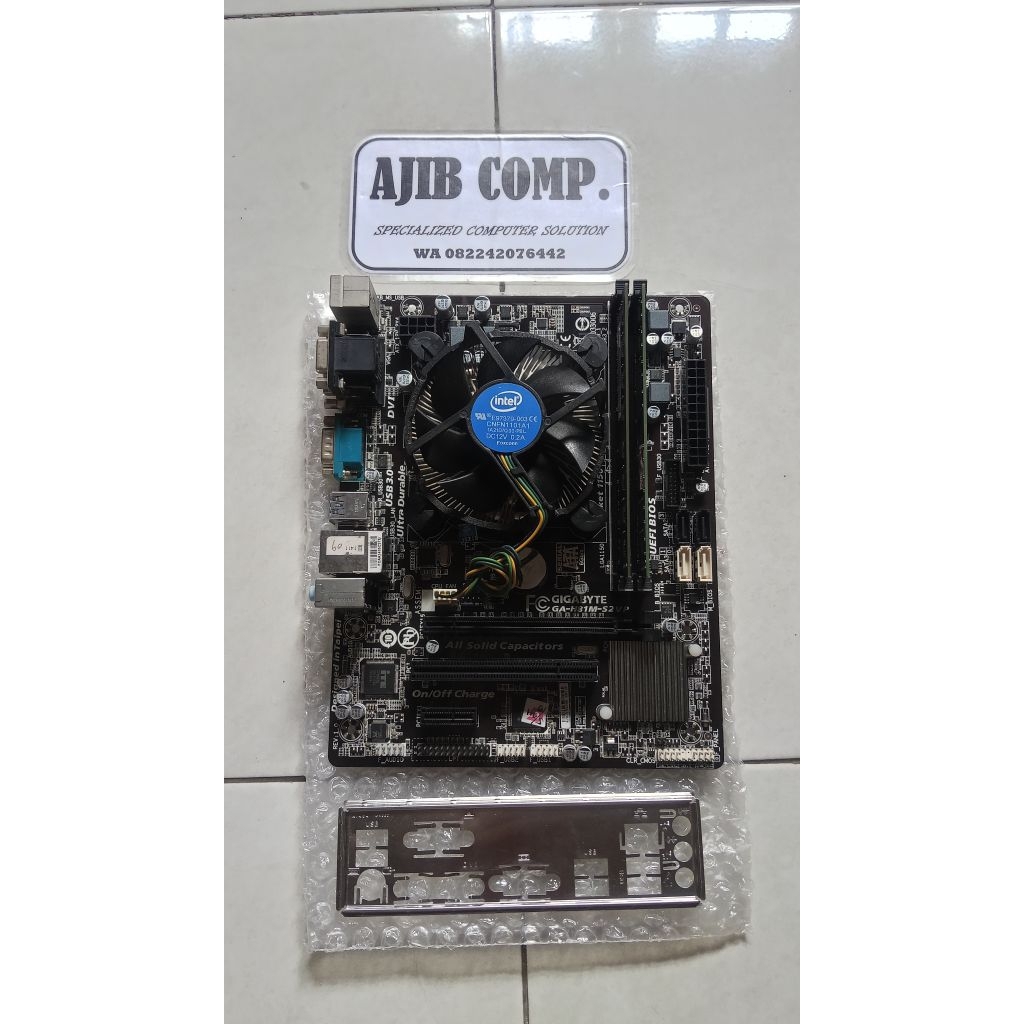 PAKETAN Mobo Mainboard Motherboard H81 Gigabyte