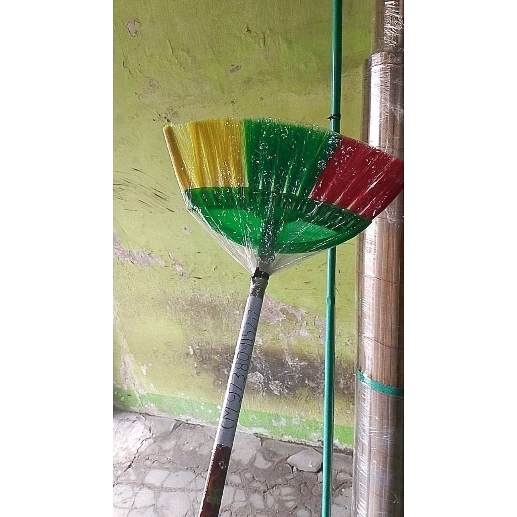 Es_Teh_Mamam Sapu Sawang.Sapu Pelapon Gagang Panjang. Sapu Sawang Premium Senar Nilon Bahan Kuat