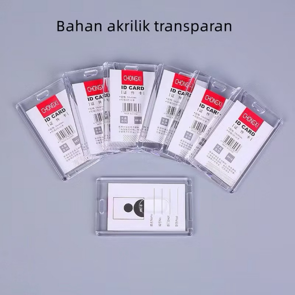 Card Holder Id Card Photocard Akrilik Tebal Bening