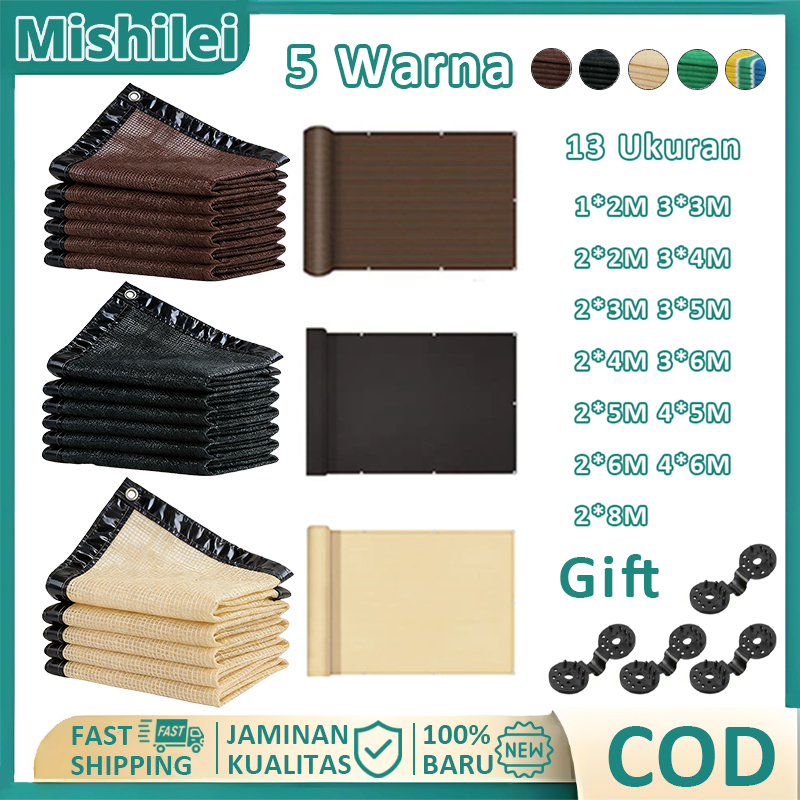 HellooShopp - Mishilei Paranet 99% Anti-UV Jaring Garden Sunshade Net Sun Shade Net Outdoor Lebar