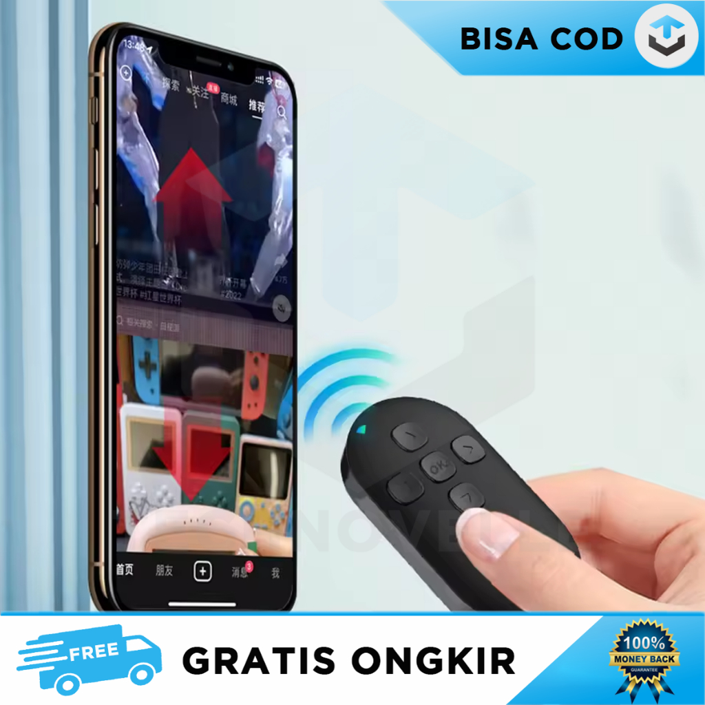 MINI LED RING LIGHT SMARTPHONE BRACKET TRIPOD SELFIE BLUETOOTH REMOTE CAMERA HOLDER BATERAI DESAIN P