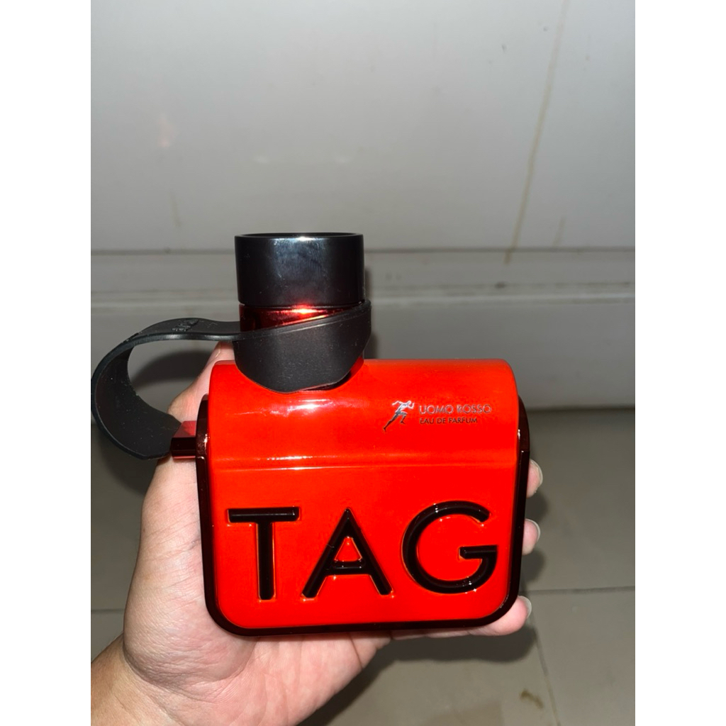 [PRELOVED] Armaf Tag Him Uomo Rosso EDP