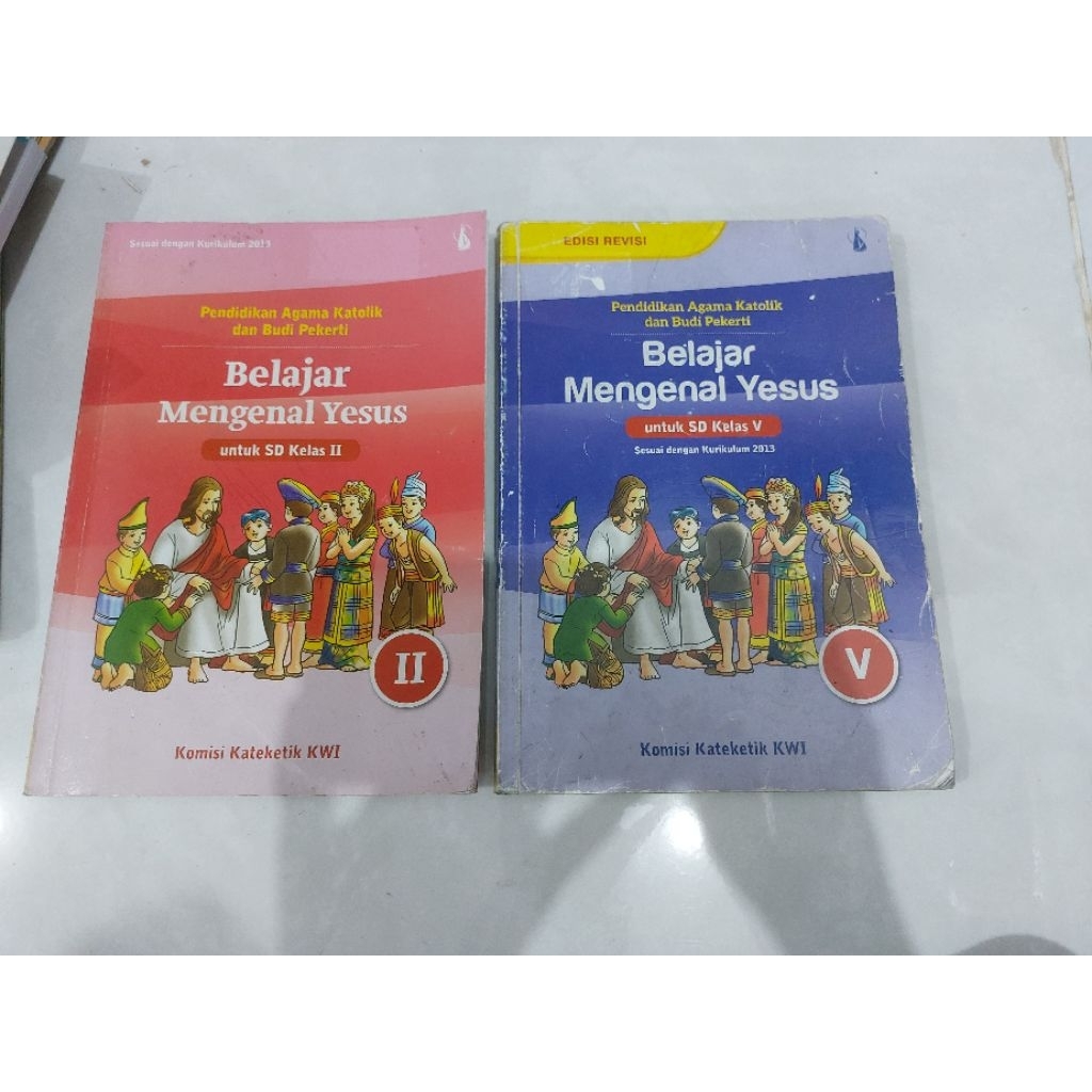 Buku Belajar Mengenal Yesus SD Kelas 2 dan Kelas 5
