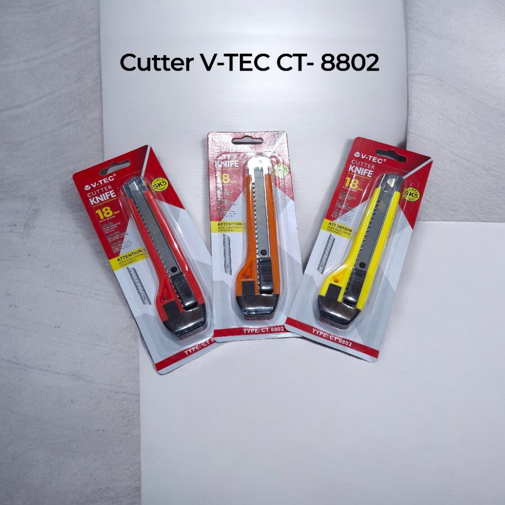 Cutter V-TEC Besar CT - 8801 / CT - 8802 18 mm wide blade