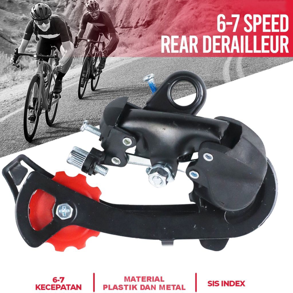 Rear derailleur 6 7 speed gear RD operan gigi belakang sepeda mtb gunung rb roadbike seli