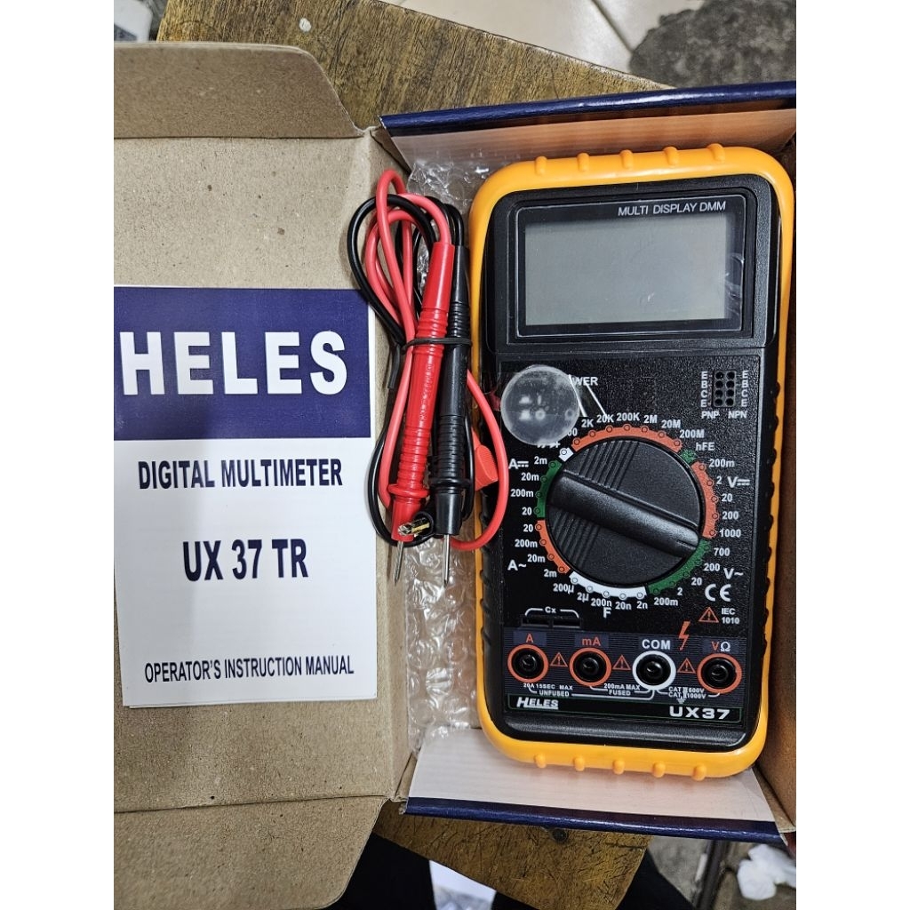 TESTER DIGITAL HELES UX 37 HELES UX37 TR multitester digital