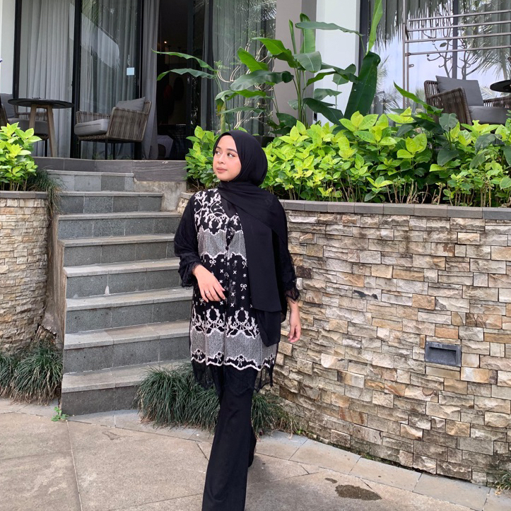 Set CelanaNaila Tunik | Baju Tunik Lebaran Kondangan Wisuda Lamaran / Tunangan Modern