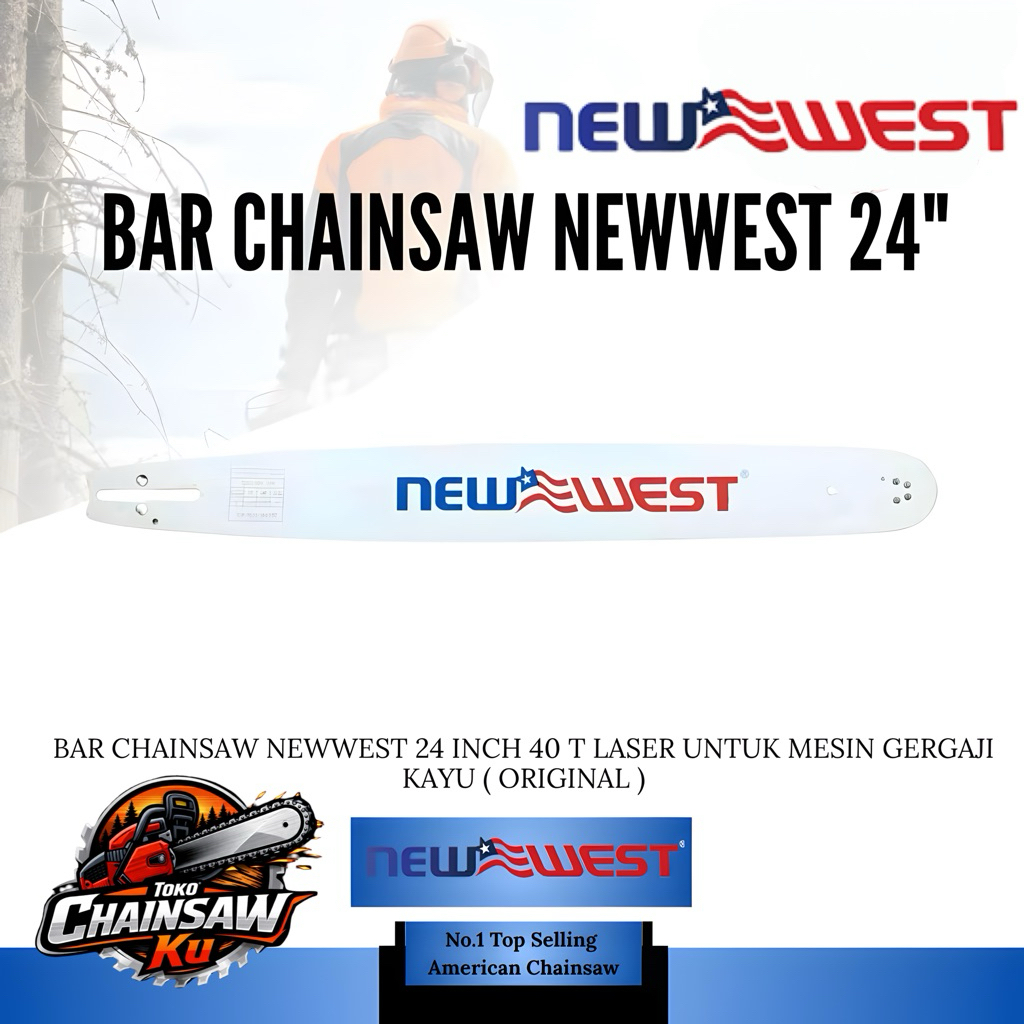 GUIDE BAR 24” INCH NEW WEST NEW ORIGINAL