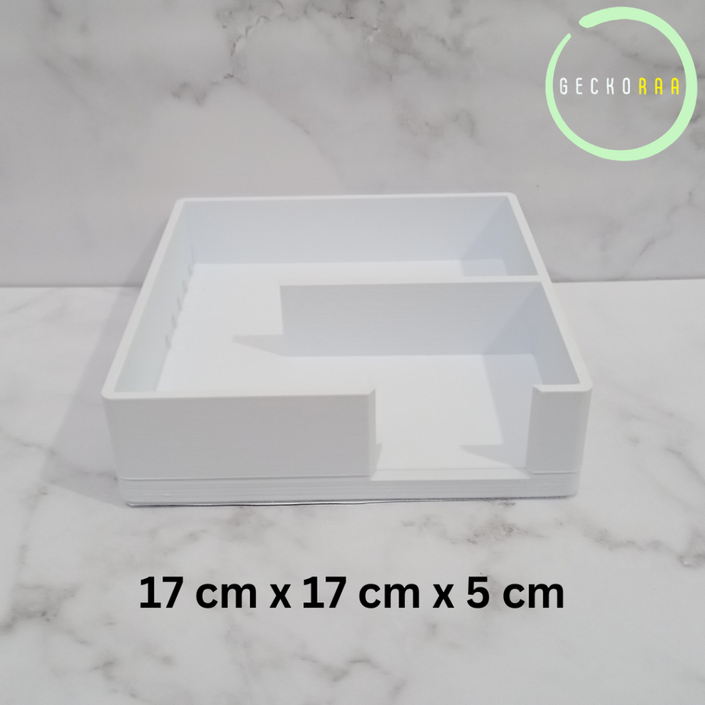 Hiding Cave Panjang dengan Kamar Kokoh Sekat Reptil Gecko AFT