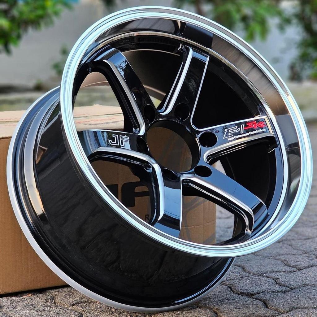 velg racing hardtop ranger r18 SAMLONG lebar 9,5 velg JF LUXURY 86120L Pcd 6X139.7 Pelek Alloy Et 20