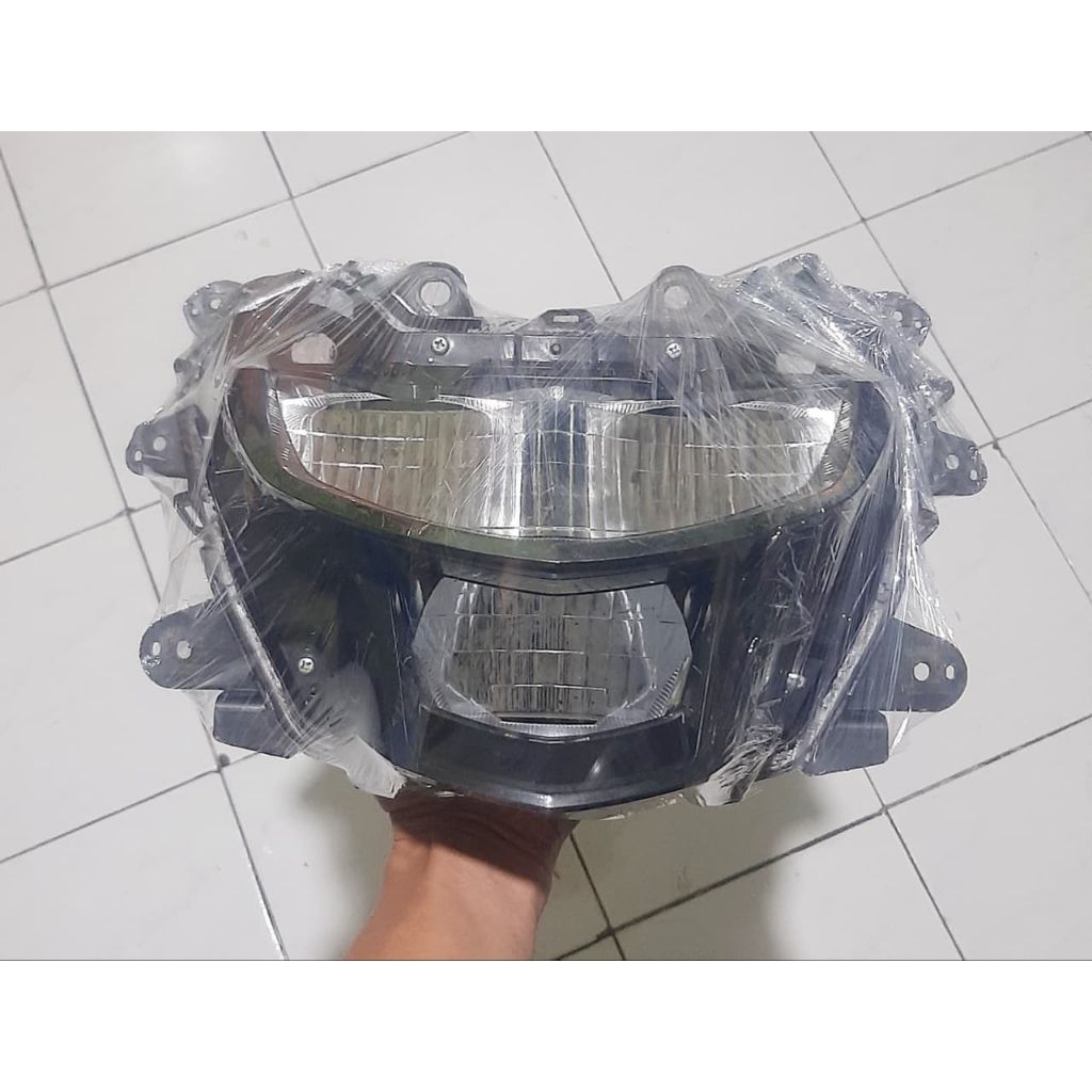 headlamp lefrektor lampu depan yamaha gear 125 original (tanpa mika)
