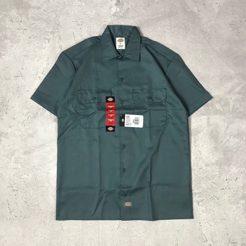 Dickies Short Sleeve Work Shirt Lincoln Green