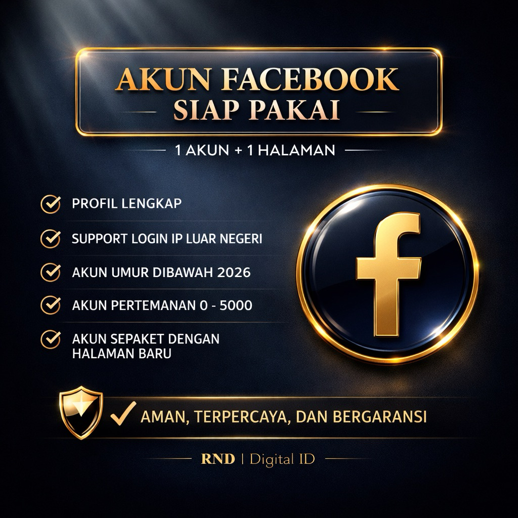PAKET AKUN FB+HALAMAN SIAP PAKAI | AKUN FACEBOOK TUA & MUDA