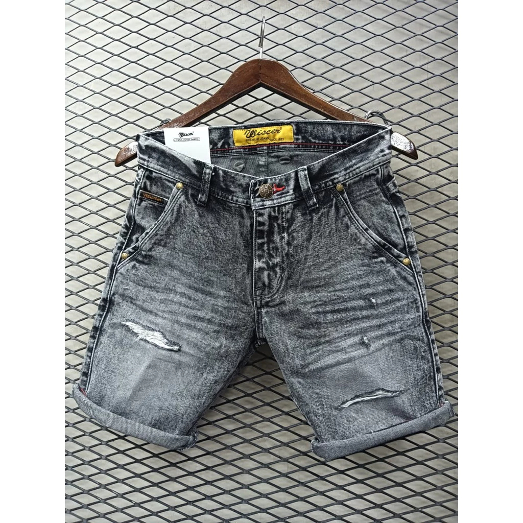 MC WISCER premium/celana pendek sobek terbaru dan terlaris/celana pendek wiscer