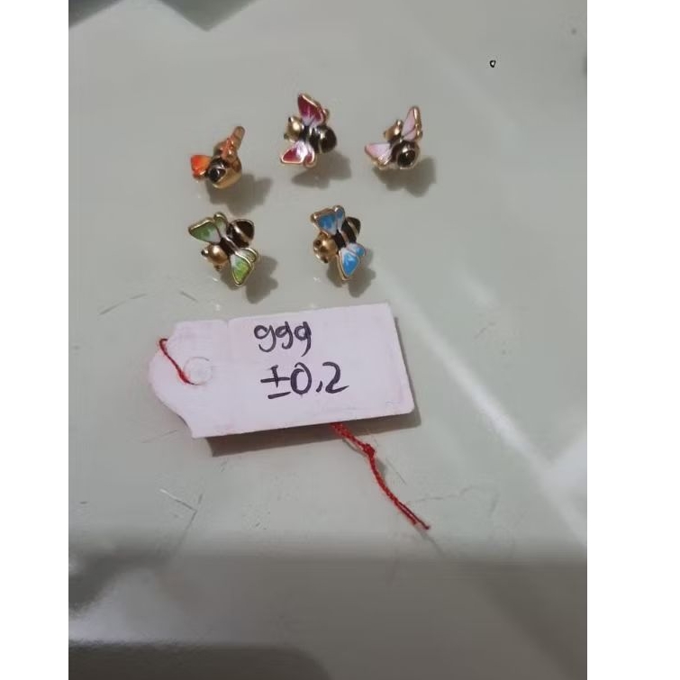 CHARM LEBAH HONGKONG KADAR 24K 999