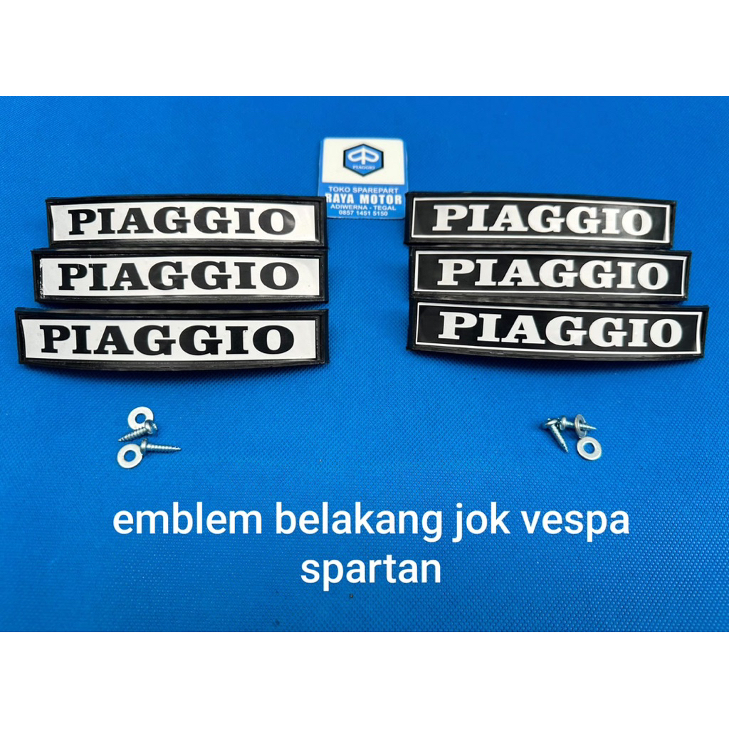 plastik emblem jok vespa spartan