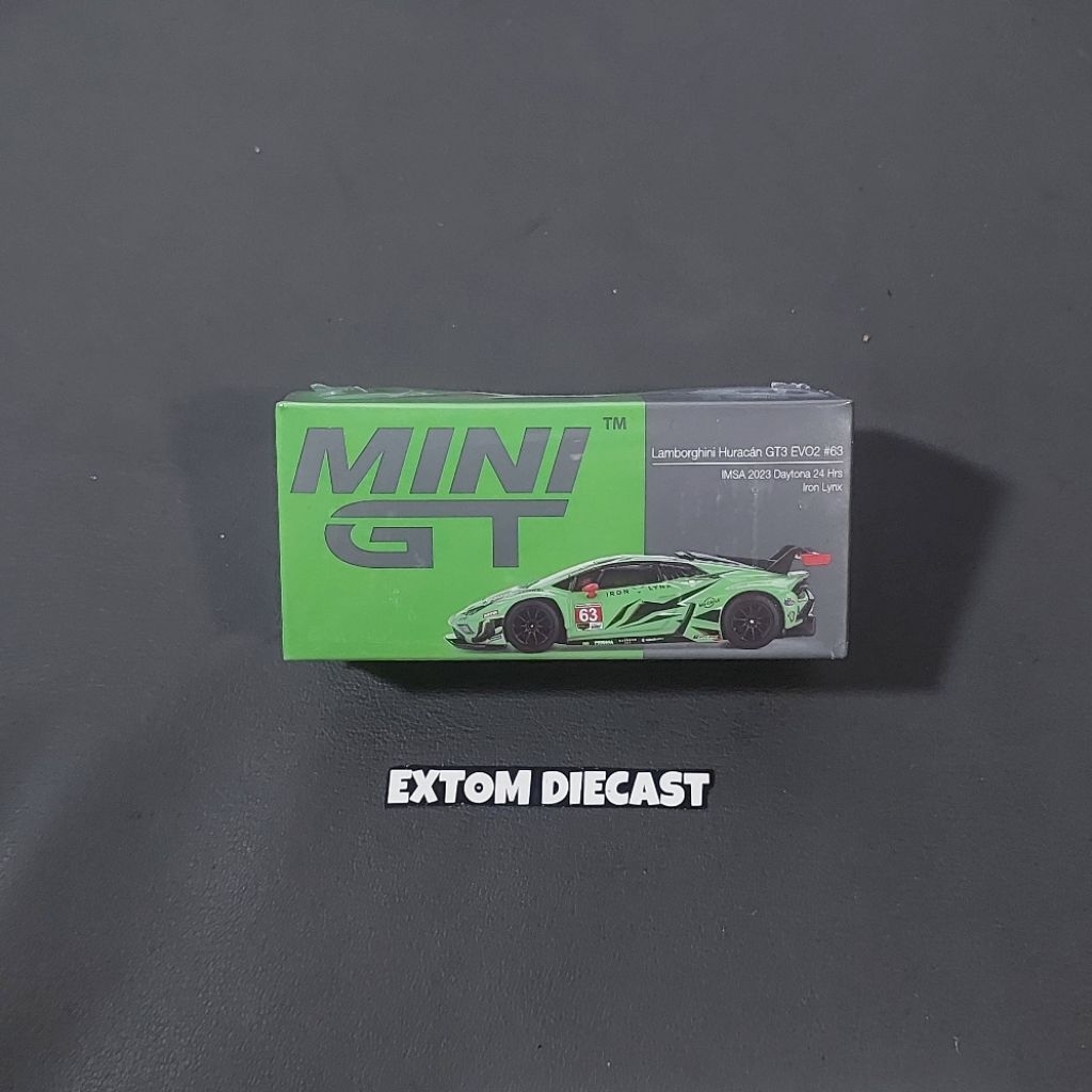 Mini GT Lamborghini Huracan GT3 Evo2 Iron Lynx