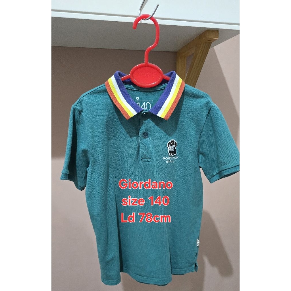 Preloved Kaos polo Giordano Kids