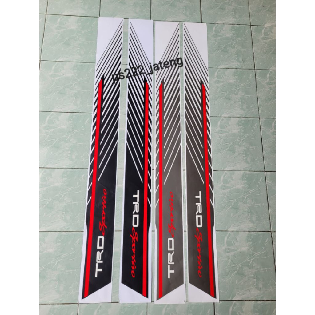 Stiker sticker Toyota TRD Sportivo Fortuner new/Stiker trd Sportivo Fortuner new/Stiker trd Sportivo