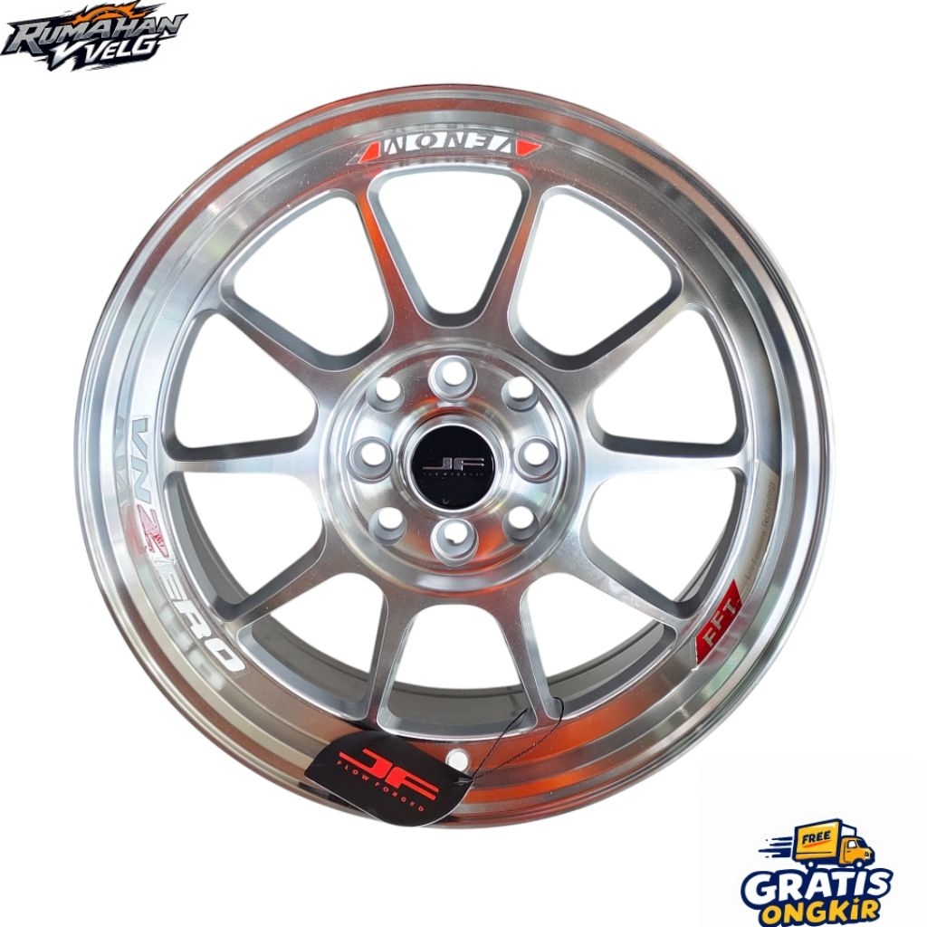 Velg JF Venom VN Zero Ring16x7 Lobang.8 Pcd.100/114,3 Et.40