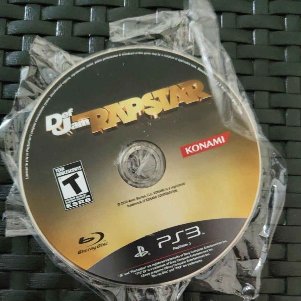PS3 def jam rap star cd ori