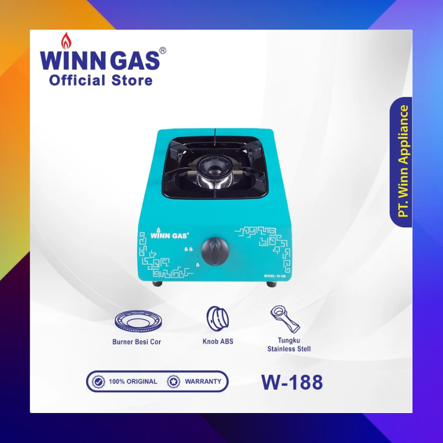 winn gas Kompor Gas 1 Tungku WINN GAS W188 kompor murah