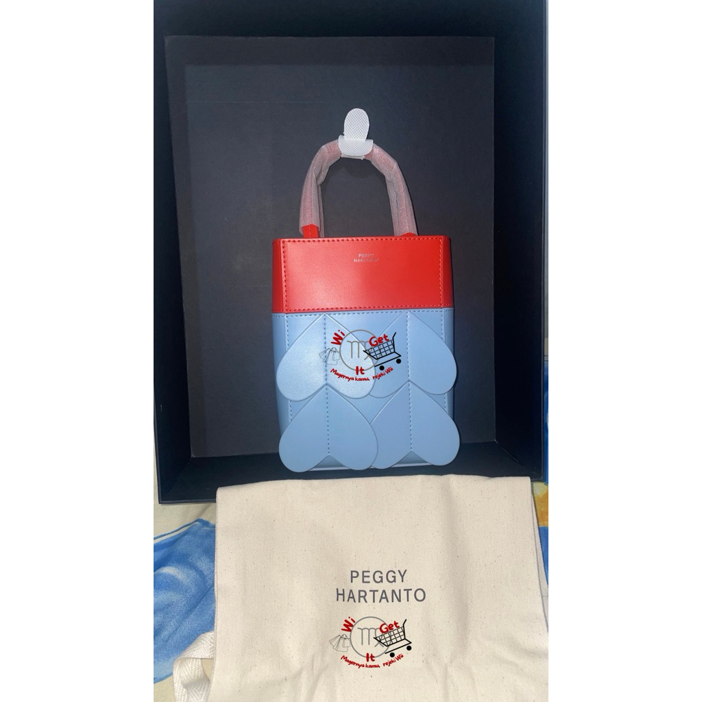 Axil Mini Bag Cinnabar & Glacier by Peggy Hartanto