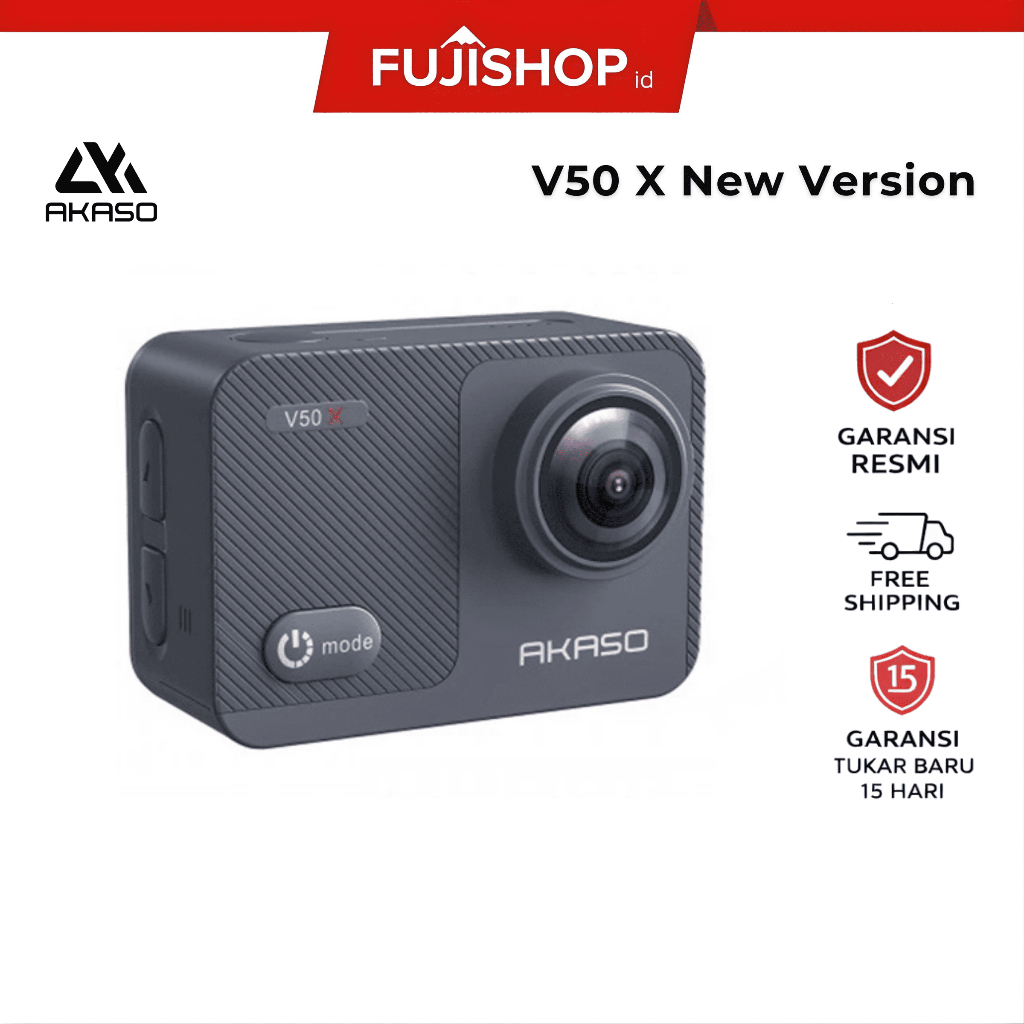 Akaso V50 X V50X New Version 4K 30fps Action Cam Camera With Remote Kamera Garansi Resmi