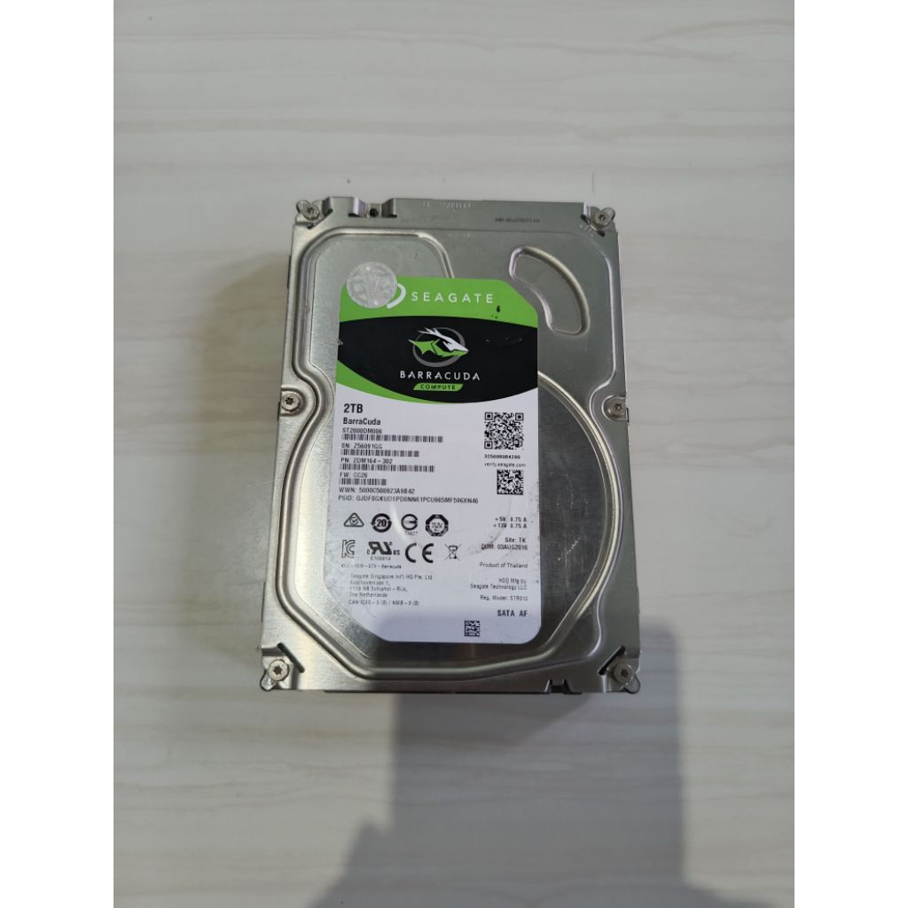 hardisk komputer 1tera bekas normal