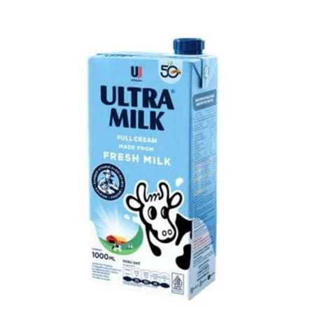 Susu Ultra Milk Full Cream 1000 ml 1L