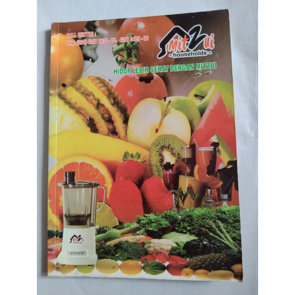 Buku Resep Masak HEALTHY JUICES MITZUI HouseHolds HIDUP LEBIH SEHAT DWGAN MITZUI