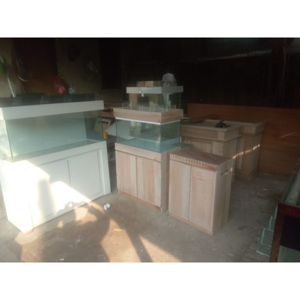 AQuarium set kabinet cantik