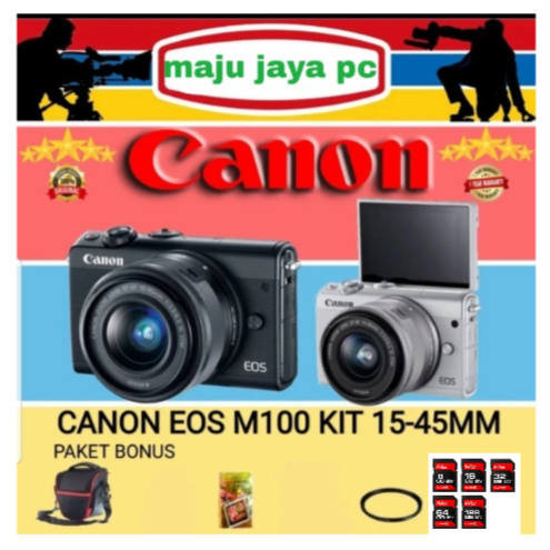 CANON EOS M100 KIT 15-45MM STM KAMERA MIRRORLESS