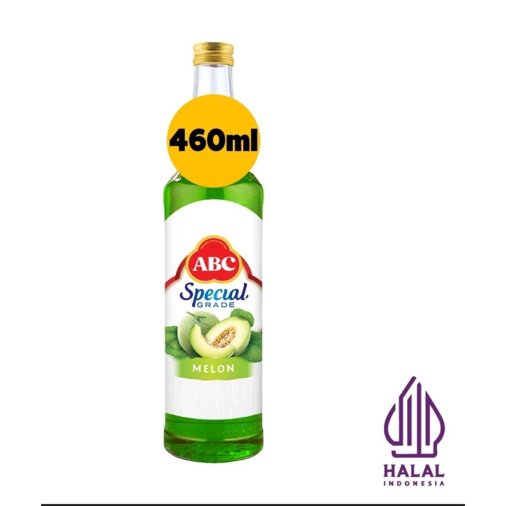 Sirup ABC Melon 460ml - Manis Segar, Cocok untuk Minuman Dingin